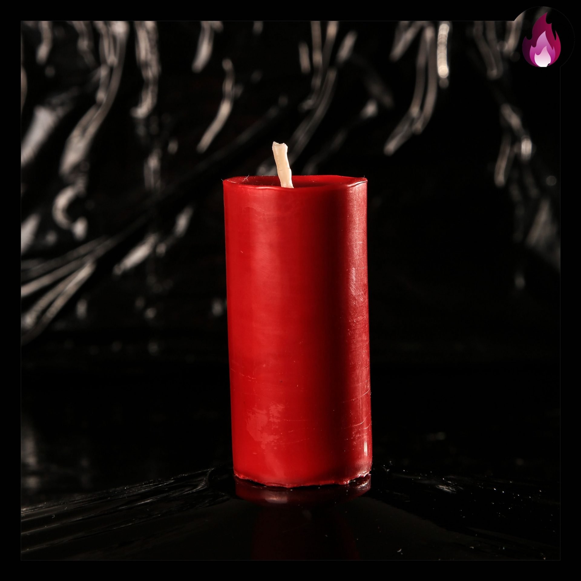 VELA CILINDRICA ROJA WAX PLAY