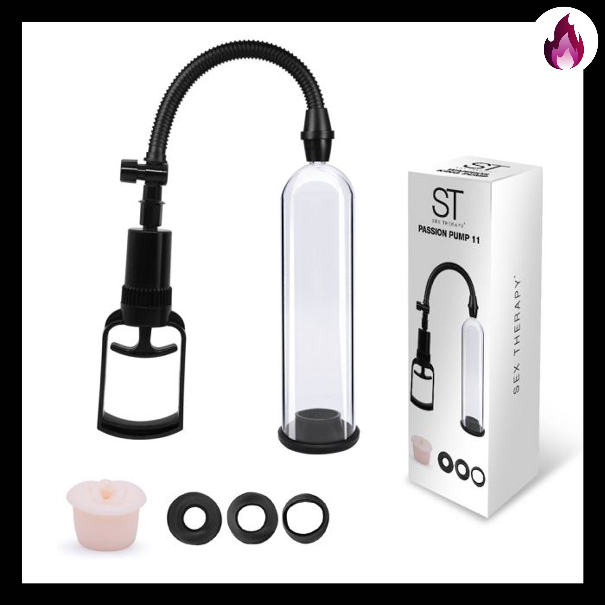 PENIS PUMP 11 ST SEX THERAPY BOMBA DE VACIO ERECTORA