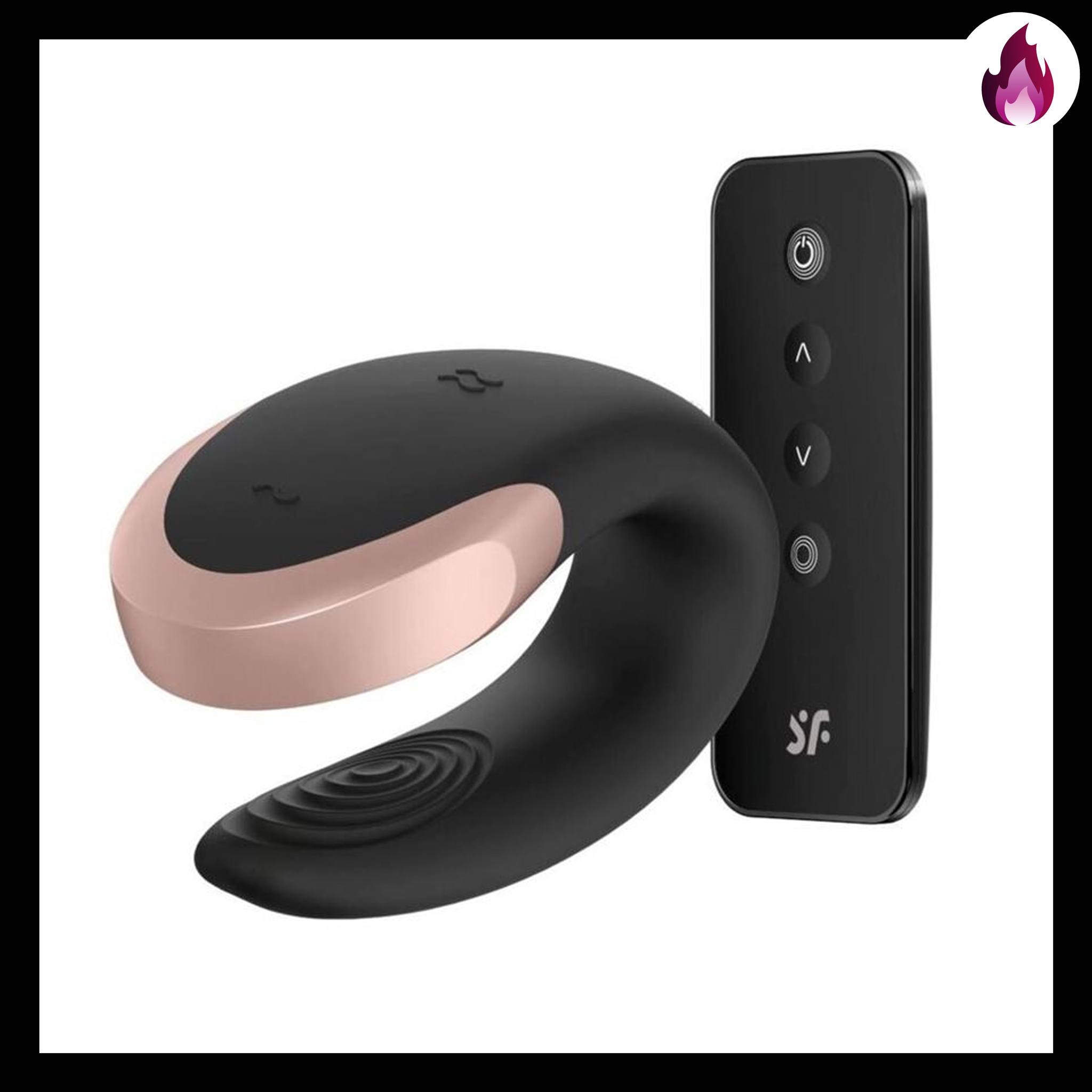 DOUBLE LOVE BLACK VIBRADOR SATISFYER3