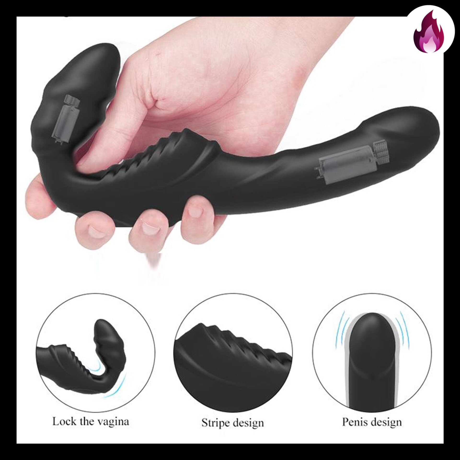 NANA STRAP ON RECARGABLE USB S-HANDE