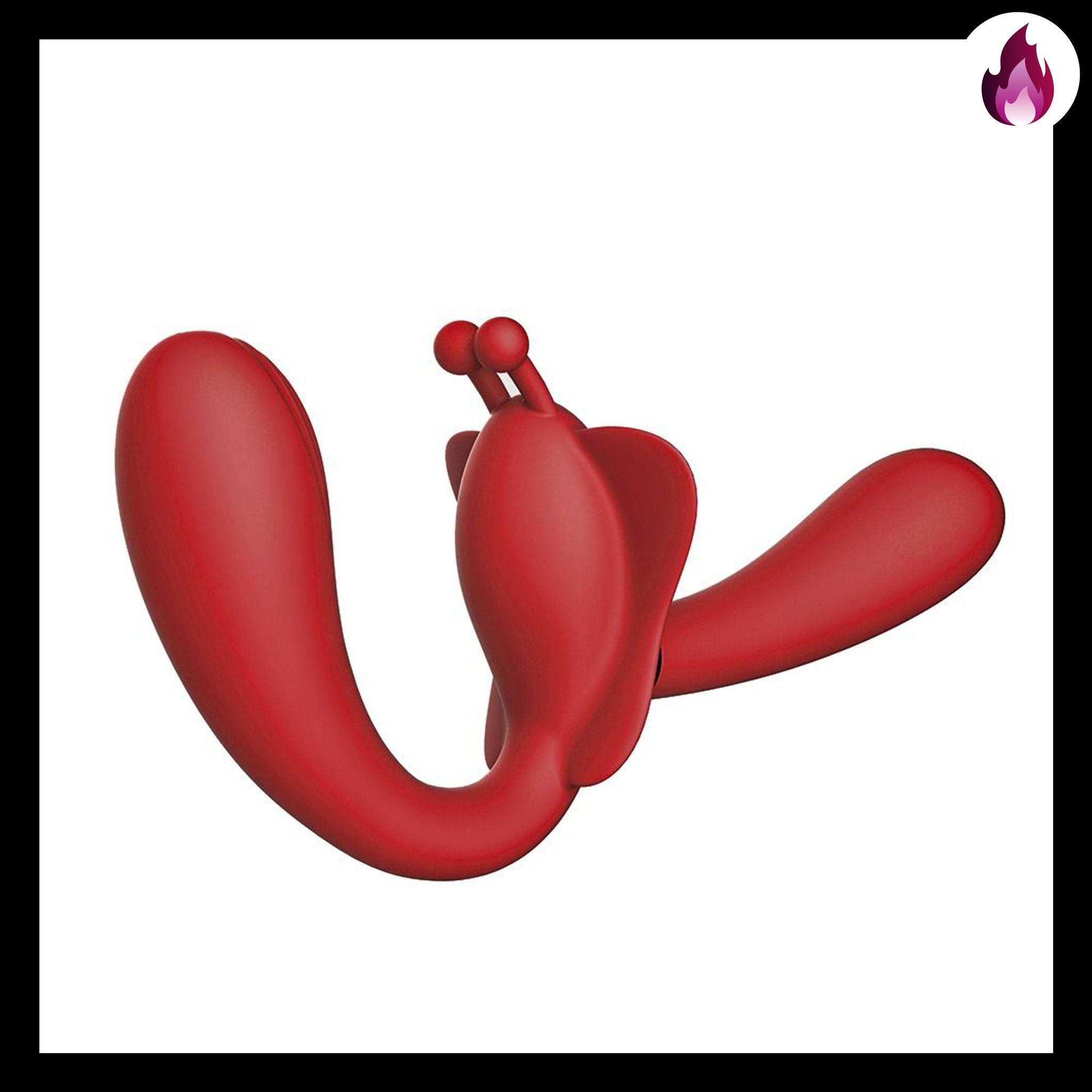 ST LUXURY STRAP ON 2 DESMONTABLE MARIPOSA VIBRADOR RECARGABLE5