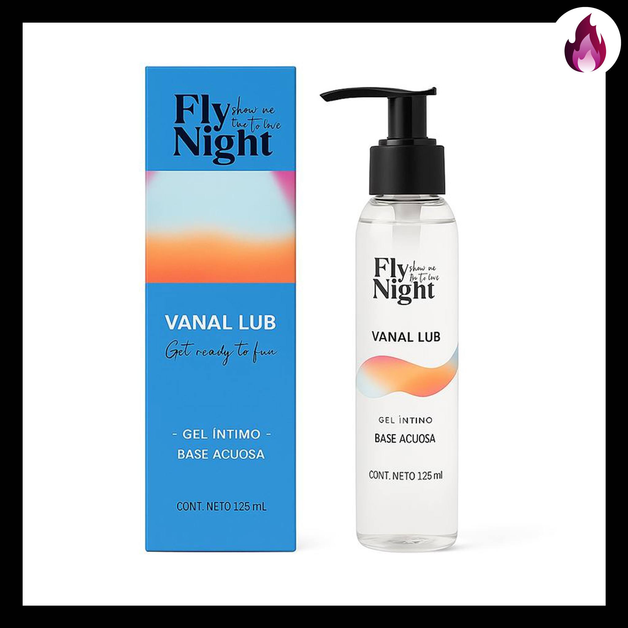 VANAL LUB FLY NIGHT LUBRICANTE ANAL 125ML