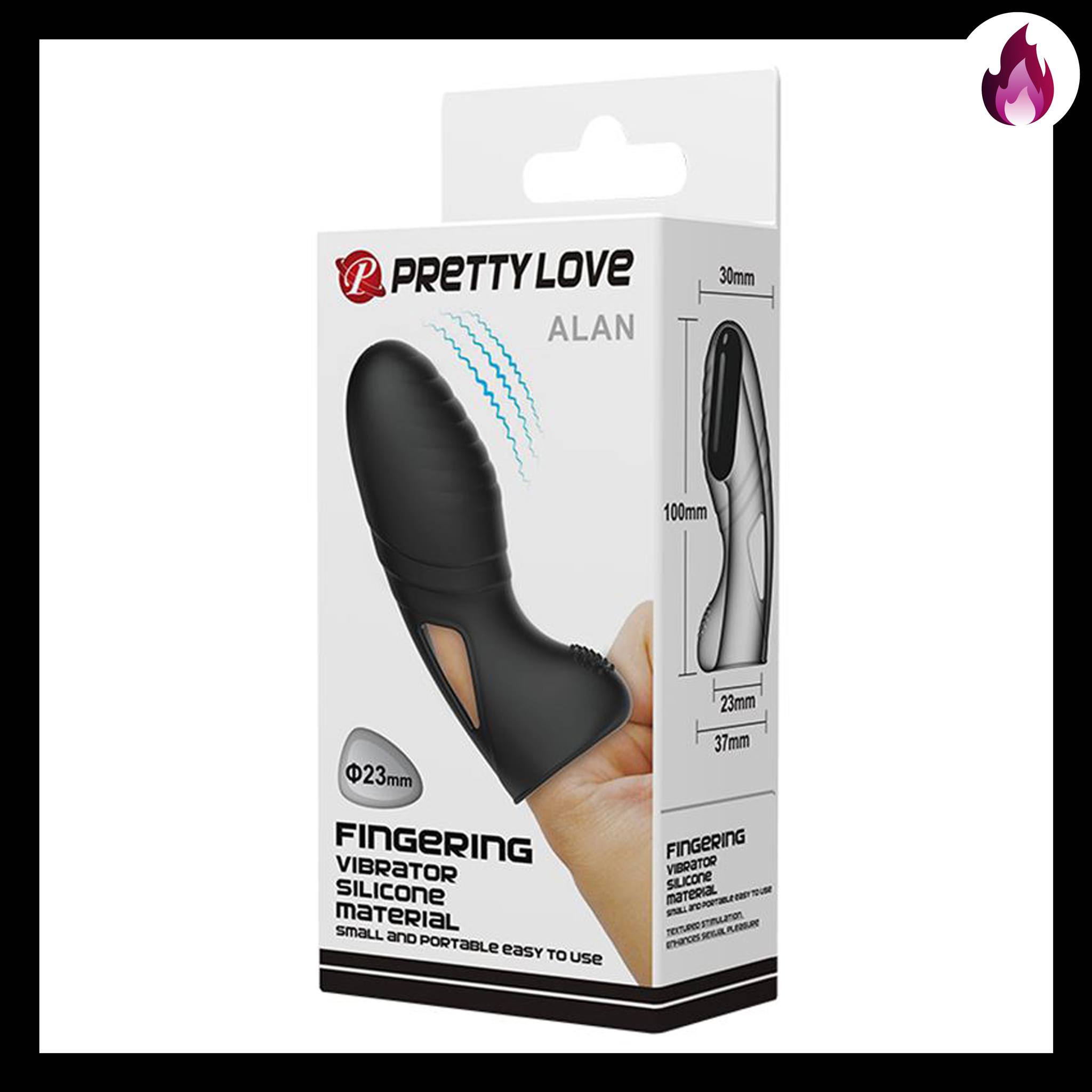 ALAN FUNDA DEDO VIBRADOR PRETTY LOVE3