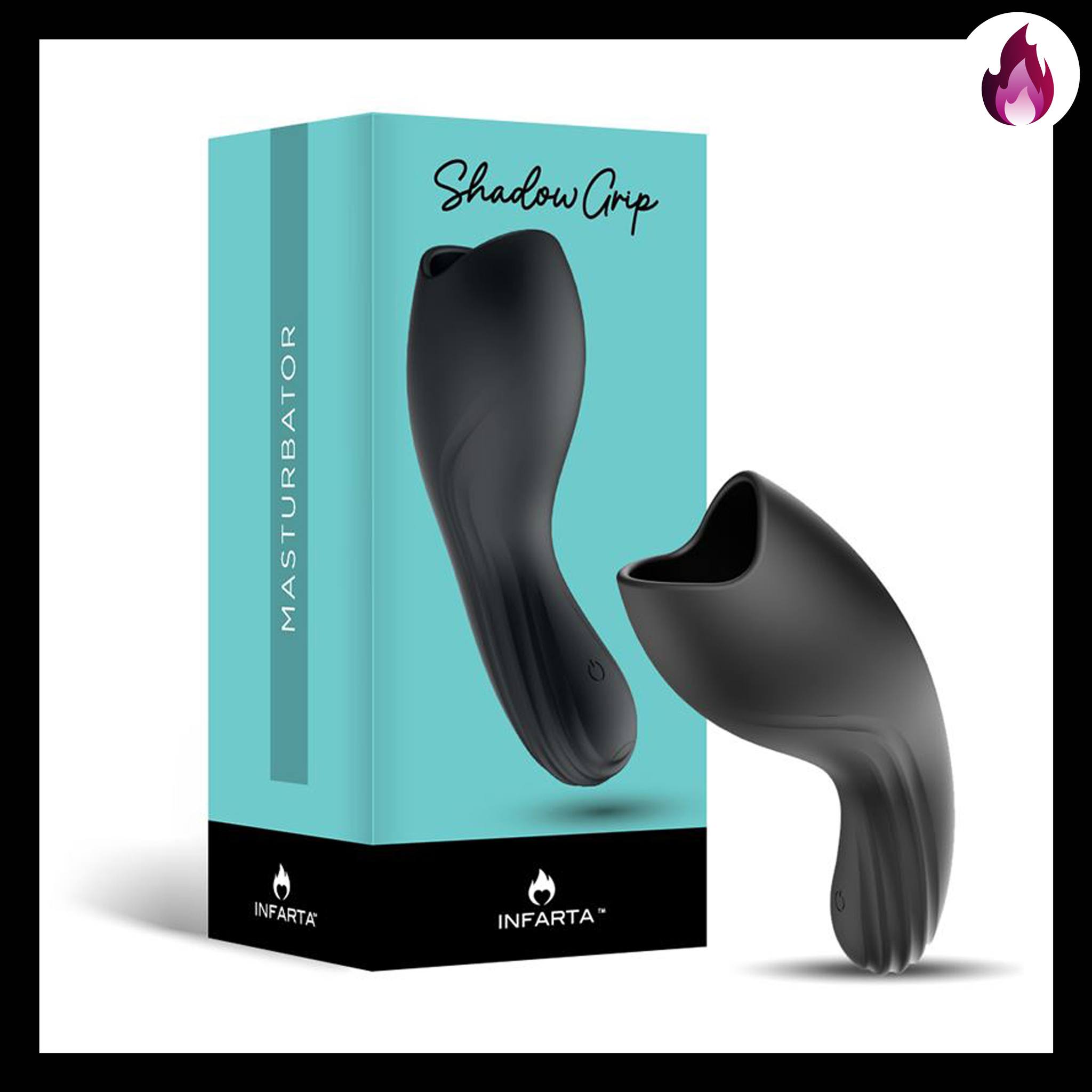 MASTURBADOR SHADOWGRIP INFARTA VIBRADOR RECARGABLE3