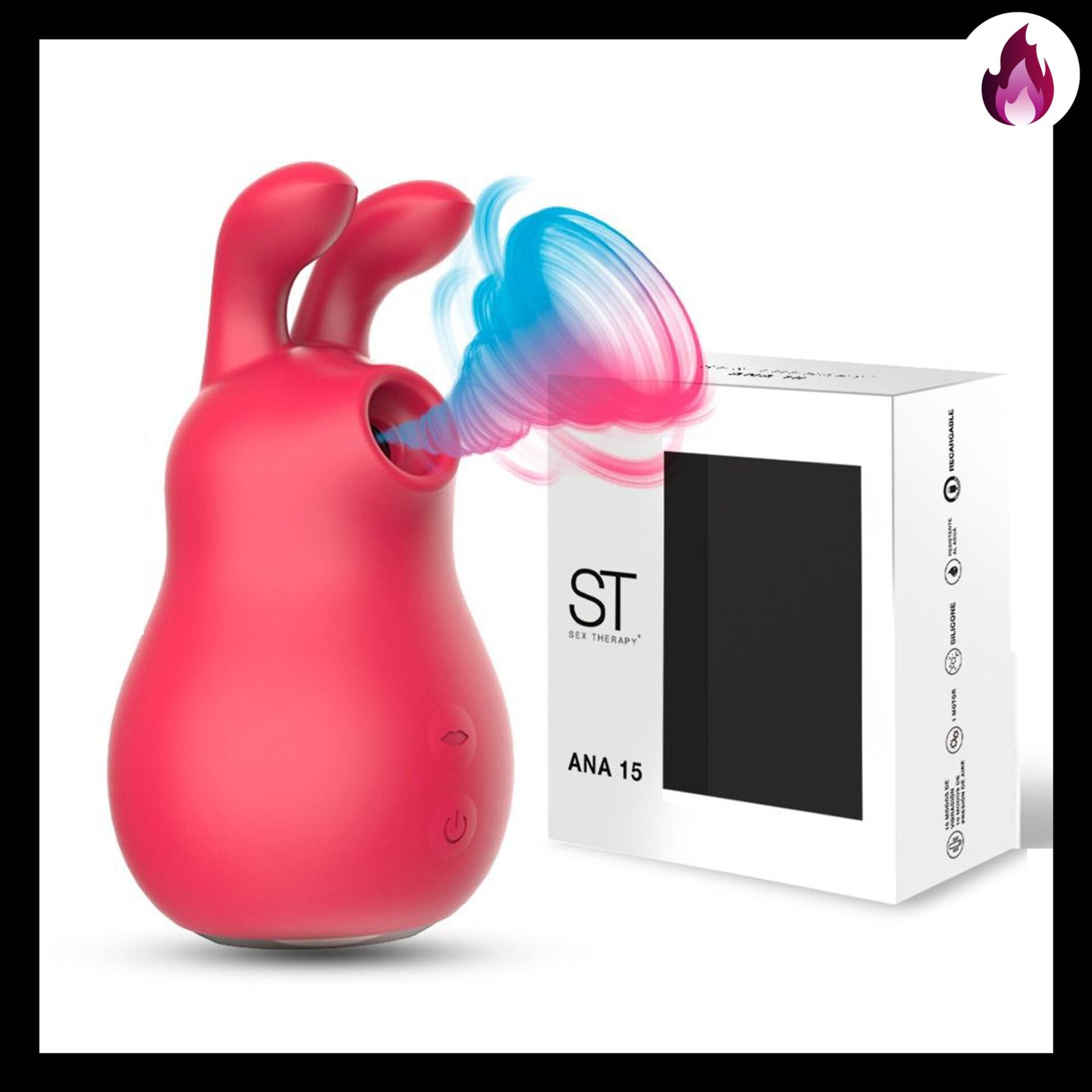 ST ANA 15 SUCCIONADOR Y VIBRADOR SEX THERAPY
