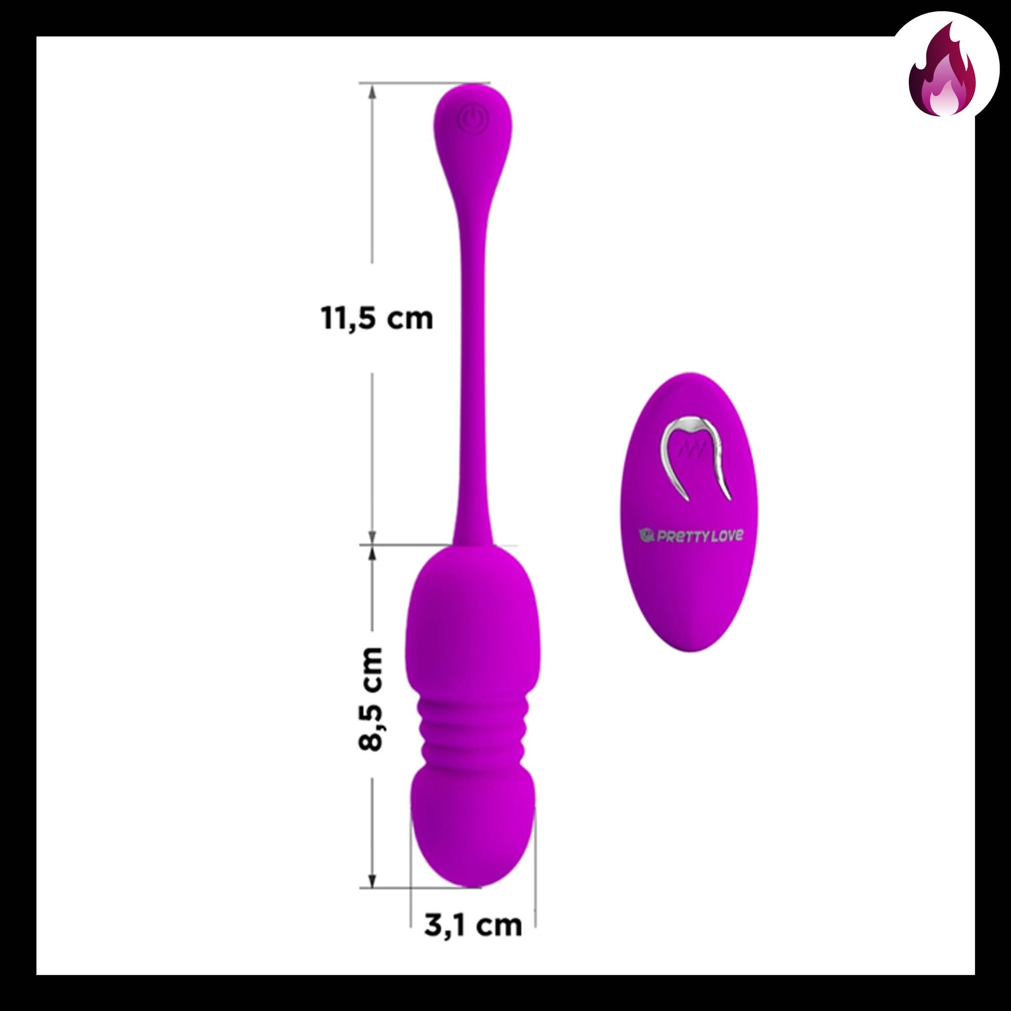 BI-014892W CALLIERI HUEVO VIBRADOR THRUSTING USB