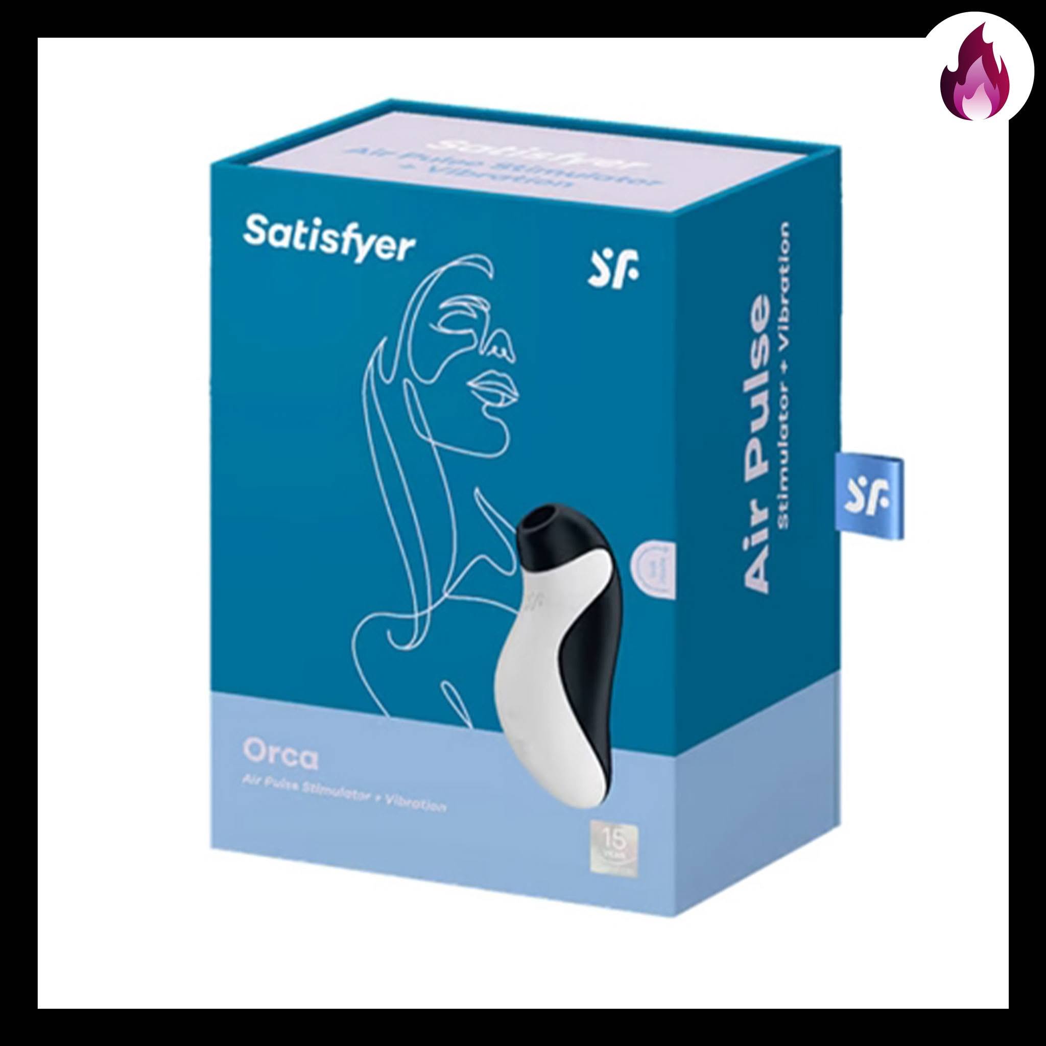 ORCA SUCCIONADOR DE CLITORIS SATISFYER Y VIBRADOR