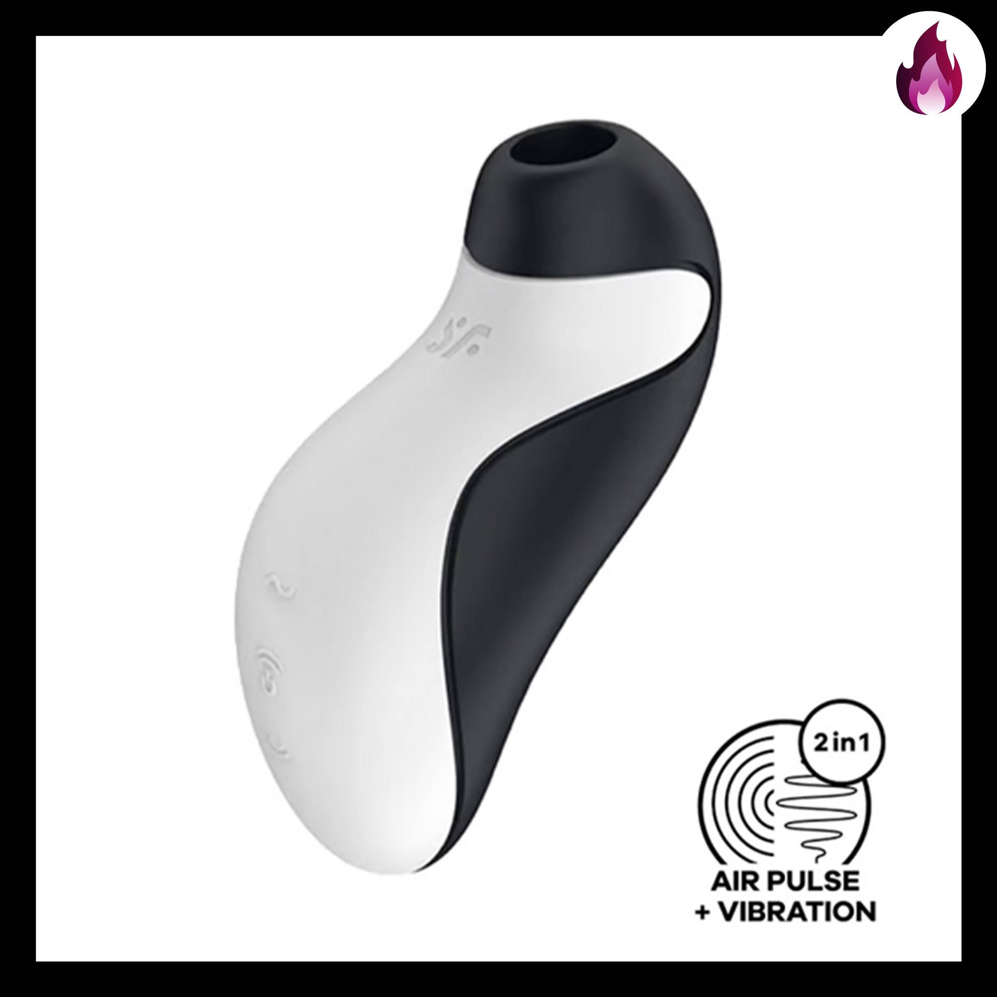 ORCA SUCCIONADOR DE CLITORIS SATISFYER Y VIBRADOR1