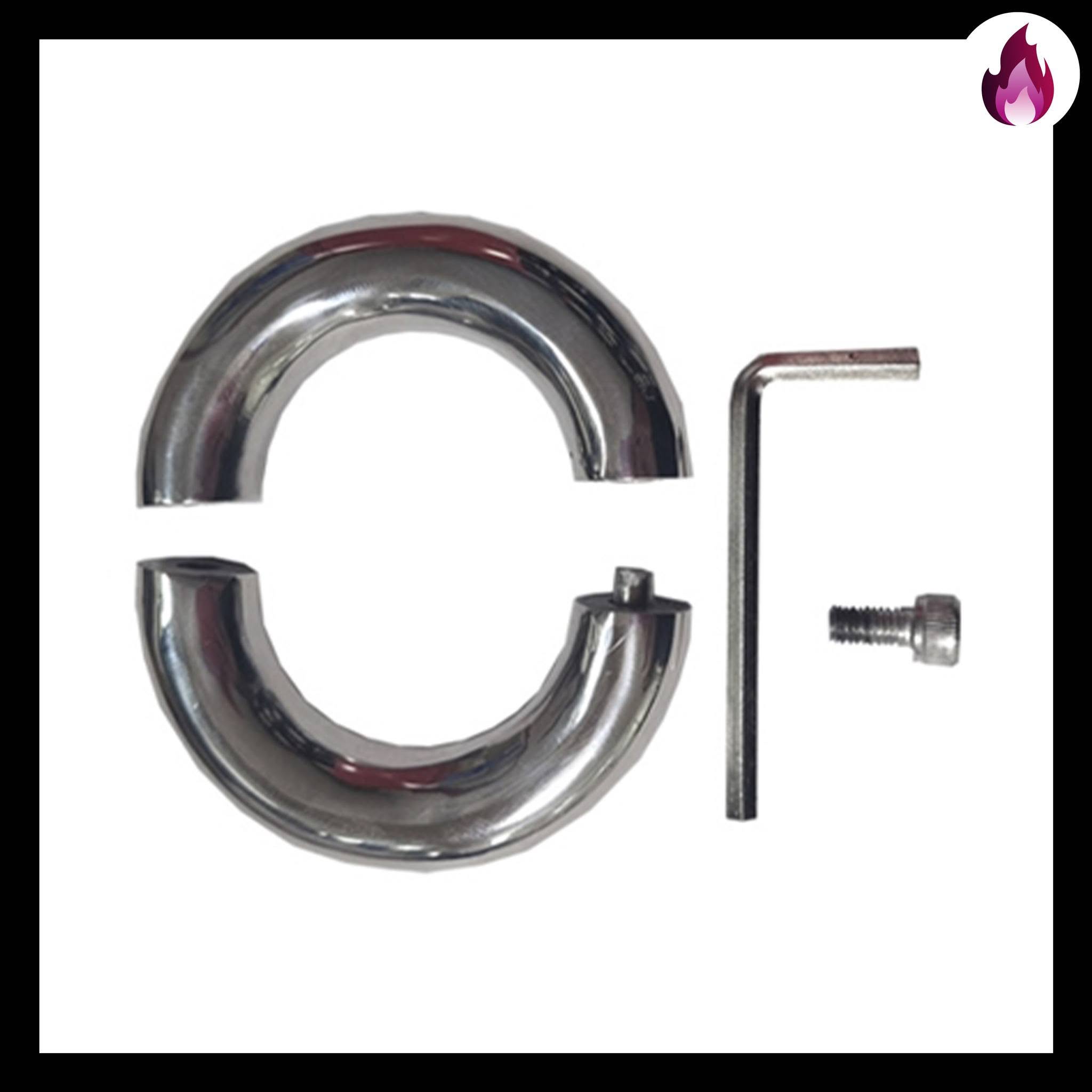 SS-LE-11082 ANILLO PENEANO DE METAL ANCHO TALE LARGE HARD STEEL1